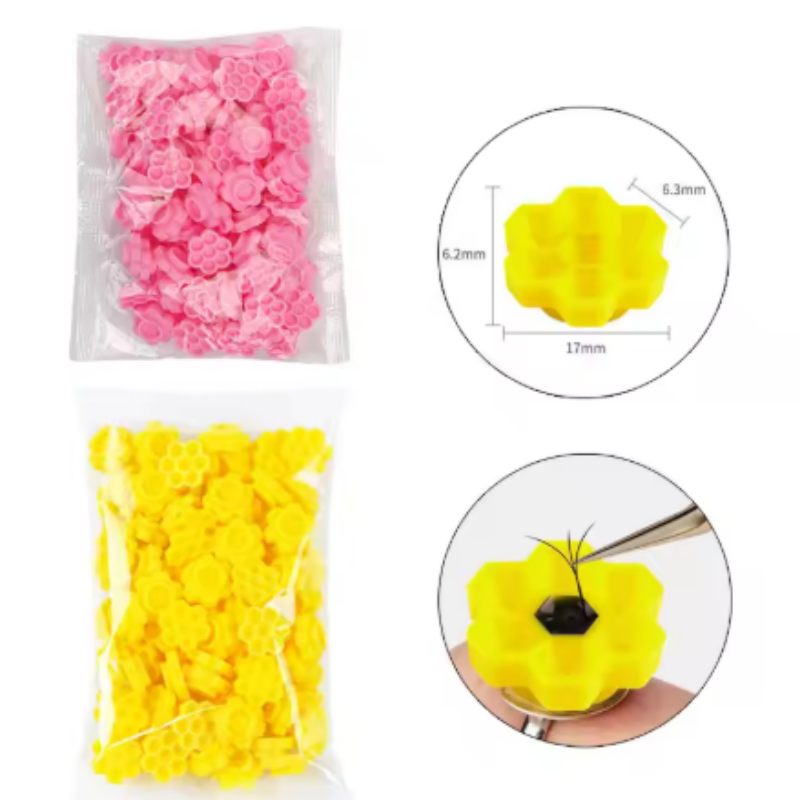 Eyelash Extension Maps - Eyelash Extension Pink Flower Glue Delay