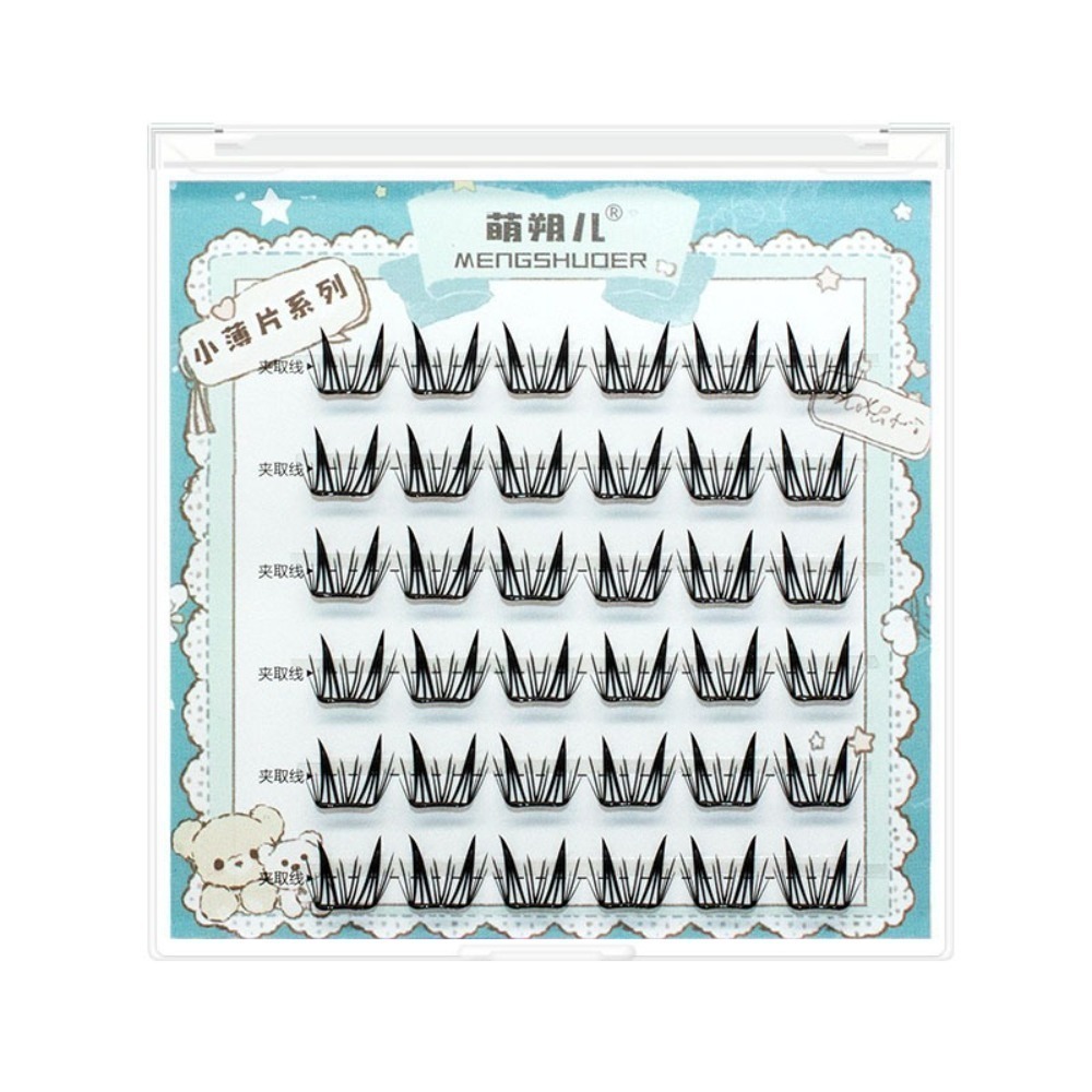 Eyelash Extension For Men - Fashion Fluffy No-Glue False Eyelashes Natural