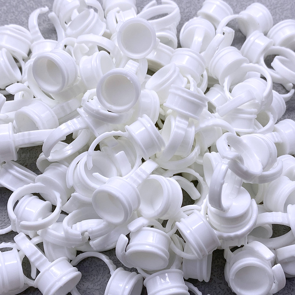100Pcs Disposable Glue Ring Cu - Eyelash Extension Maps ulasan dan harga