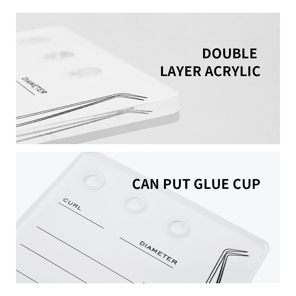 GAHAMACA Acrylic Lashes Holder - Eyelash Extension Maps ulasan dan harga
