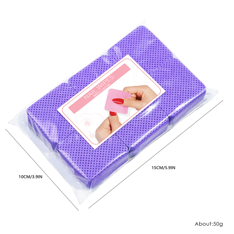 Lint Free Nail Wipes, 300 PCS  - Eyelash Extension Maps ulasan dan harga