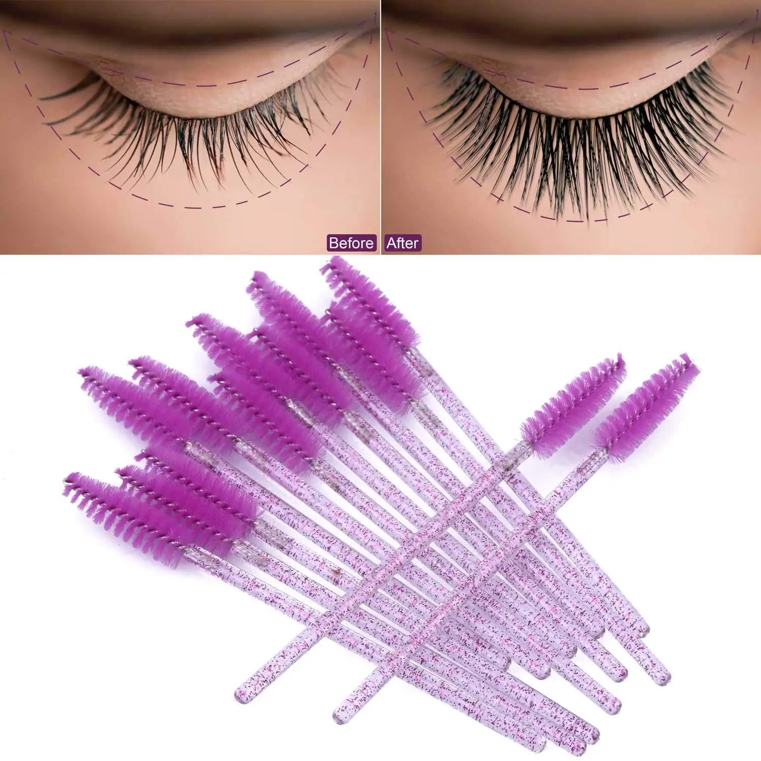 100/1000/2000pcs Disposable Ma - Eyelash Extension Wholesale ulasan dan harga