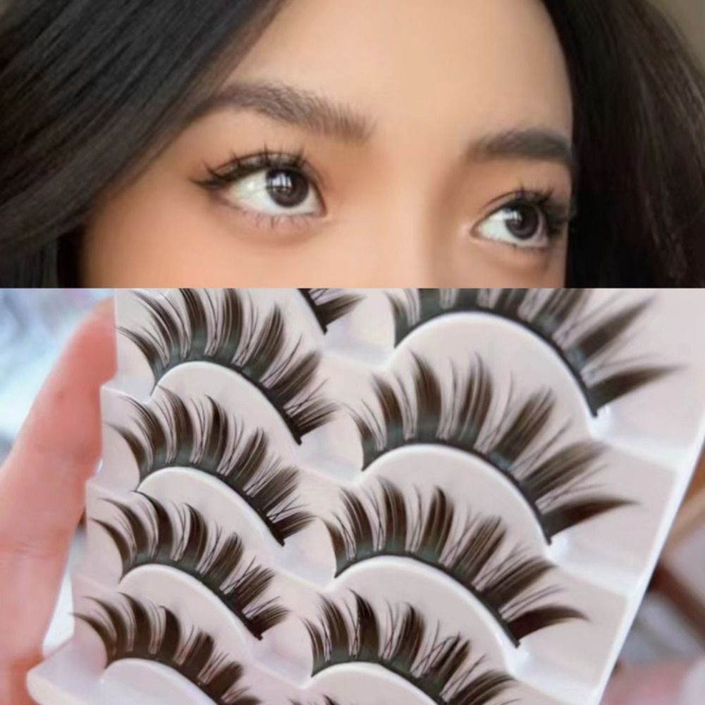 Natural Wet Look Manga Lashes  - Eyelash Extension Cat Eye Wispy ulasan dan harga