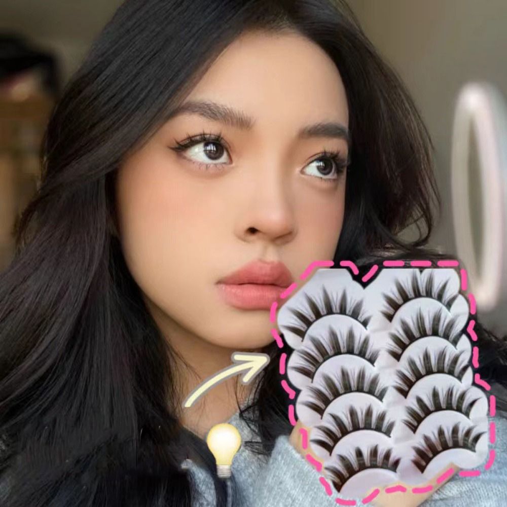 Natural Wet Look Manga Lashes  - Eyelash Extension Cat Eye Wispy ulasan dan harga