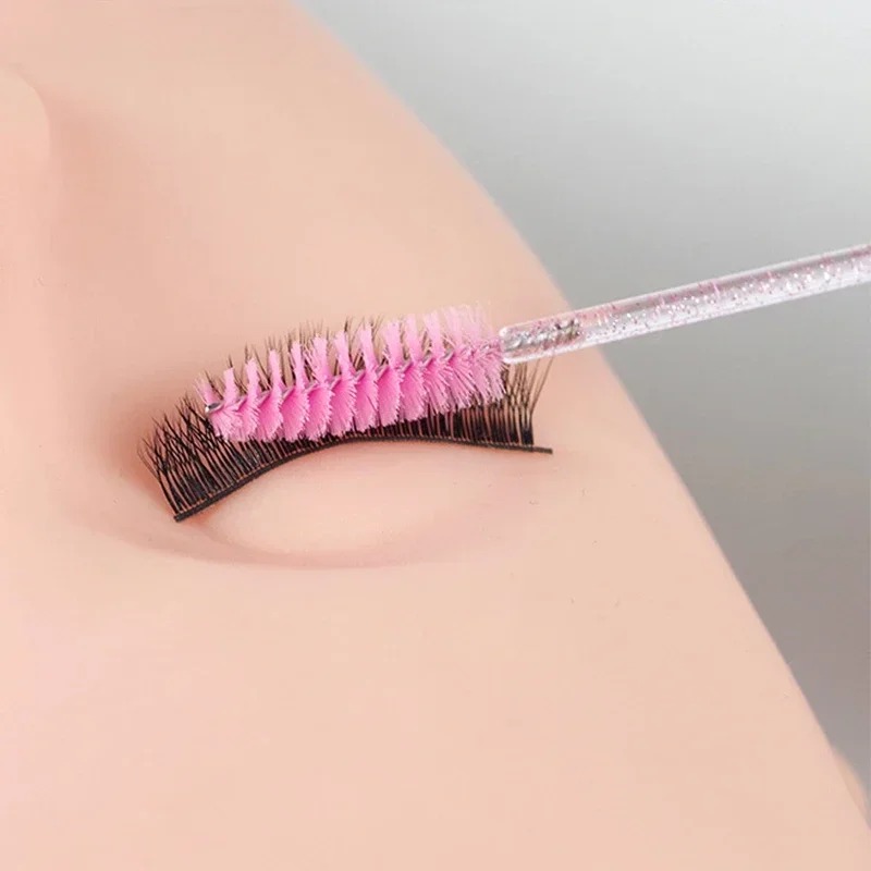 100pcs Disposable Eyelash Brus - Eyelash Extension Wholesale ulasan dan harga