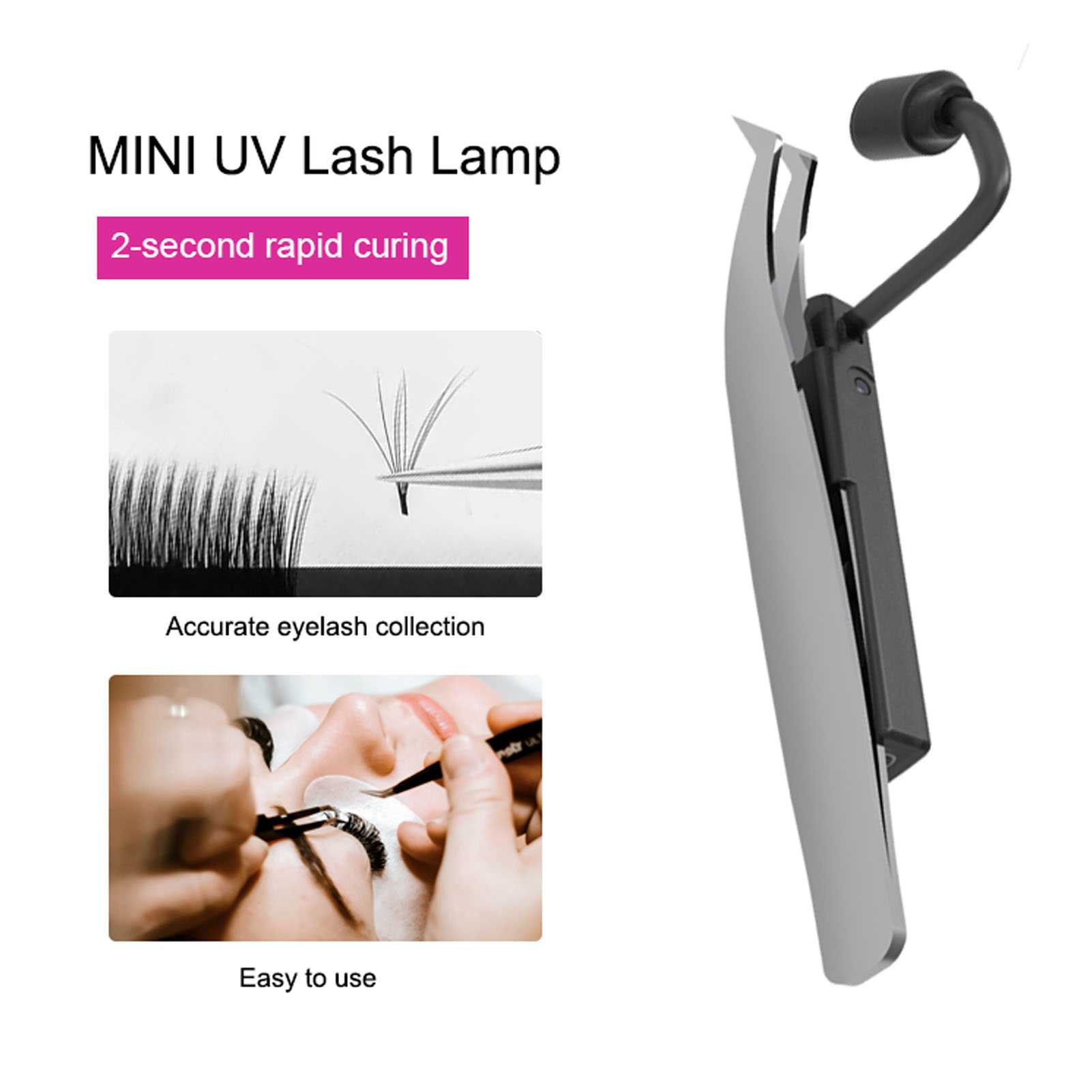 LED Lash Lamp 1W 395nm Fast Gl - Eyelash Extension Maps ulasan dan harga