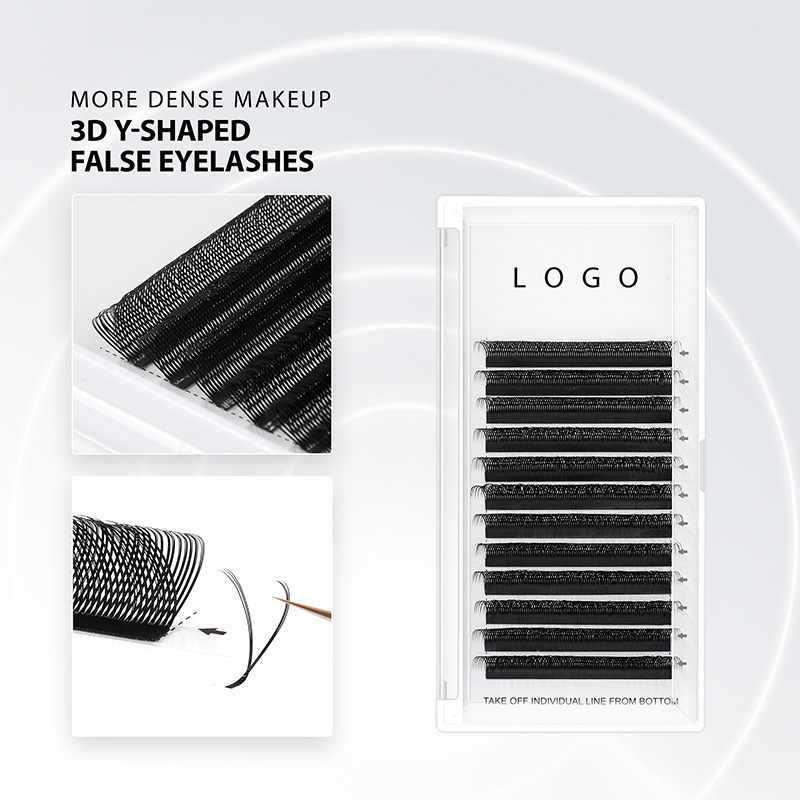 10PCS Upgraded YY Y-Shaped Eye - Lash Fan Volume ulasan dan harga
