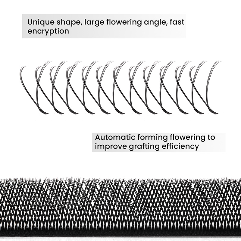 10PCS Upgraded YY Y-Shaped Eye - Lash Fan Volume ulasan dan harga