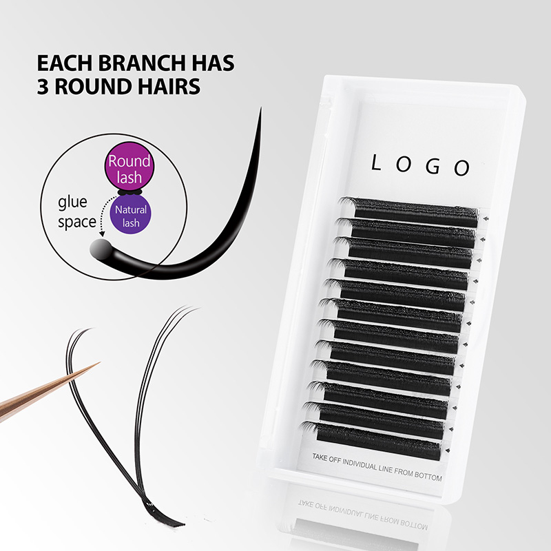10PCS Upgraded YY Y-Shaped Eye - Lash Fan Volume ulasan dan harga