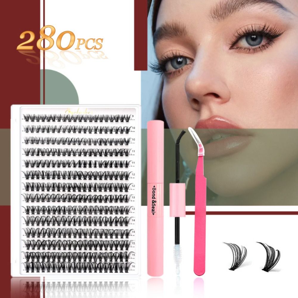 9-16mm Length False Eyelashes  - Lash Fan Volume ulasan dan harga