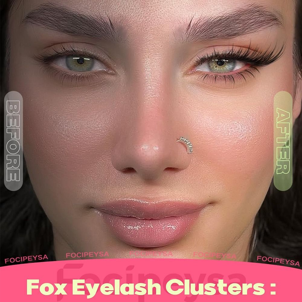 5 Pairs Wispy Cat Eye False Ey - Eyelash Extension Cat Eye Wispy ulasan dan harga